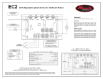 EC2 sCR Adjustable Speed Drives for DC Brush