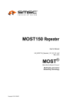 User Manual - MOST150 Repeater
