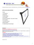 OPTIR Touch User`s Manual (32A Model) Contents: 1. The