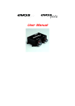 EVO3pro user manual - Precision AutoResearch