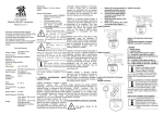 User manual Double ON/OFF connector FGS 221 v1.1 - Pepper