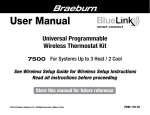 7500 User Manual - Braeburn Systems