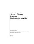 Informix Storage Manager Administrator`s Guide, February