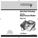 Quick Read Technology Blood Pressure Monitor