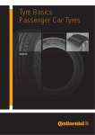 Tyre Basics Passenger Car Tyres