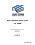 Rapid Deployment Shelter System User Manual