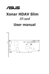 Xonar HDAV Slim AVcard