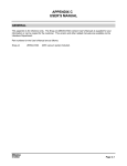 APPENDIX C USER`S MANUAL