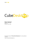 User manual - CubeDesktop