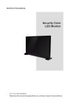 Security Color LED Monitor