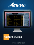 Amarra 3.0 Activation Guide Table of Contents