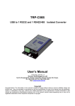 TRP-C08S User`s Manual