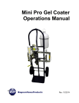 Mini Pro Gelcoat Operations Manual