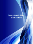 DirectShow® Filter Manual