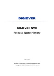 DIGIEVER NVR Release Note History