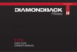 510Ic Owner`s Manual - Diamondback Fitness