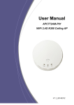 WiFi 2.4G N300 Ceiling AP