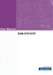 User Manual SOM-5787/6787