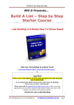 Build A List from Scratch Step by Step