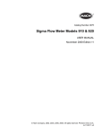 Sigma 910/920 User Manual