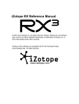 iZotope RX 3 Help Documentation | Audio Repair
