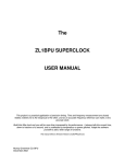 The ZL1BPU SUPERCLOCK USER MANUAL