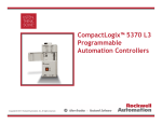 CompactLogix™ 5370 L3 Programmable Automation