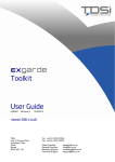 EXgarde toolkit User Manual