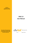 DNA 2.0 User Manual