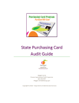 State Purchasing Card Audit Guide