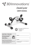 DeskCycle Users Manual