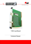 VME Load Board - Technical Manual - W-IE-NE