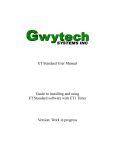 ET Standard User Manual