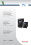 YOUR ULTIMATE - PCE UPS Systems