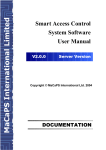 Smart Access Control System Software User Manual