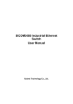 SICOM3005 Industrial Ethernet Switch User Manual