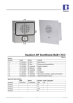 Baudisch.SIP DoorModule MAXI / ECO