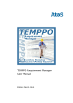 TEMPPO Requirement Manager User Manual
