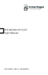 IFS MC250-4T/1CXT User Manual