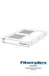 USER MANUAL Stand Alone FOM Card Chassis SAC-1-AC