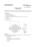 Manual for Flat PAR64 LED Lamp 177 X 10mm