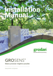 GroSens installation manual