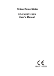 ST-130 Noise Dose Meter User`s Manual - Rapid