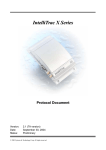 IntelliTrac X Series Protocol Document