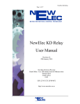 KD Relay User Manual (kd_relay_user_manual_01h)