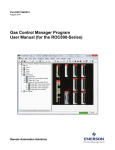 Gas Control Manager Program User Manual