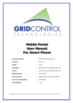 Mobile Portal User Manual For Smart Phone