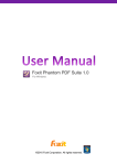 Foxit Phantom 1.0 User Manual