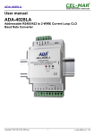 User manual ADA-4028LA Addressable RS485/422 to 2