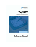 TopSURV Reference Manual